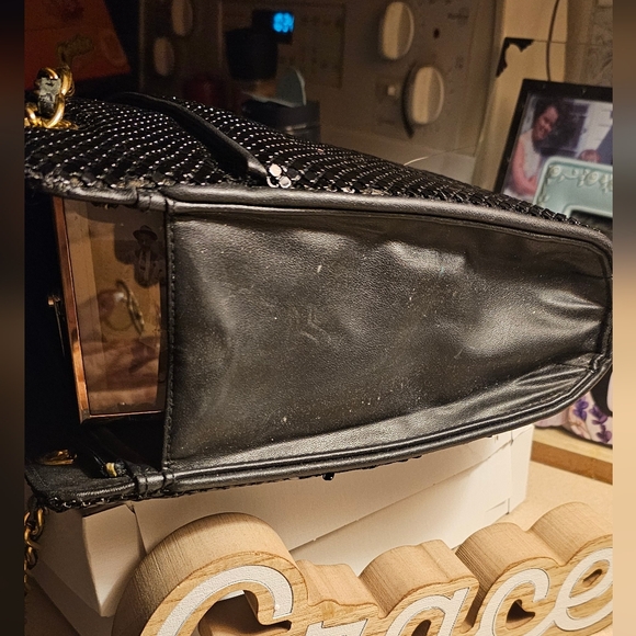 🖤 Whiting & Davis Shoulder Bag & PomPom - Picture 16 of 16